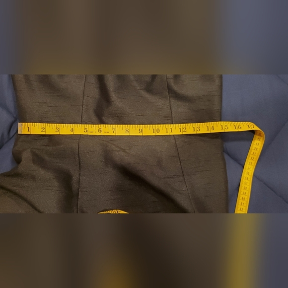 ALFRED SUNG WOMEN'S BLACK OPEN BOW BACK, BALLGOWN PARTY DRESS, SIZE 10. - Picture 11 of 12